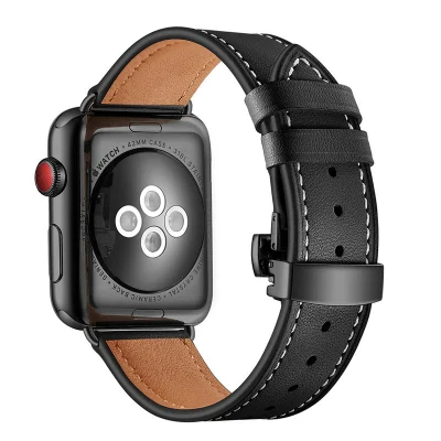 인기 판매 정품 가죽 스마트 시계 스트랩 Apple Watch 밴드 42mm